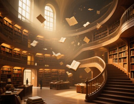 المكتبة ..................: بعض الأماكن لا نزورها .. بل نقع في حبّها