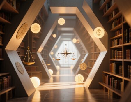 متاهة الفكر في مكتبة (المنطق ةالفلسفة)